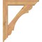 Ekena Millwork Olympic Traditional Smooth Bracket w/ Offset Brace, Western Red Cedar, 5 1/2"W x 26"D x 30"H BKT0604X26X30OLY01SWR - alternate 2